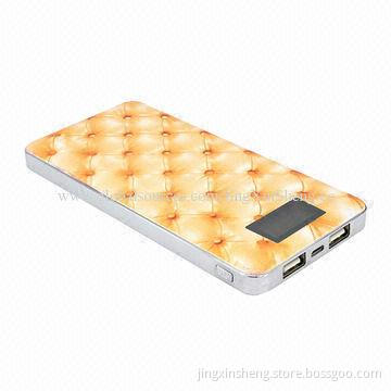Mobile Power Bank/Portable Charger for RIM's BlackBerry/iPhone/iPad, 12,000mAh Li-polymer Battery
